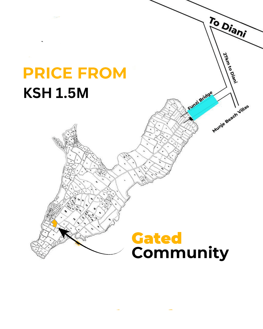 Funzi Island luxury view