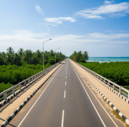 Bridge connection and good road